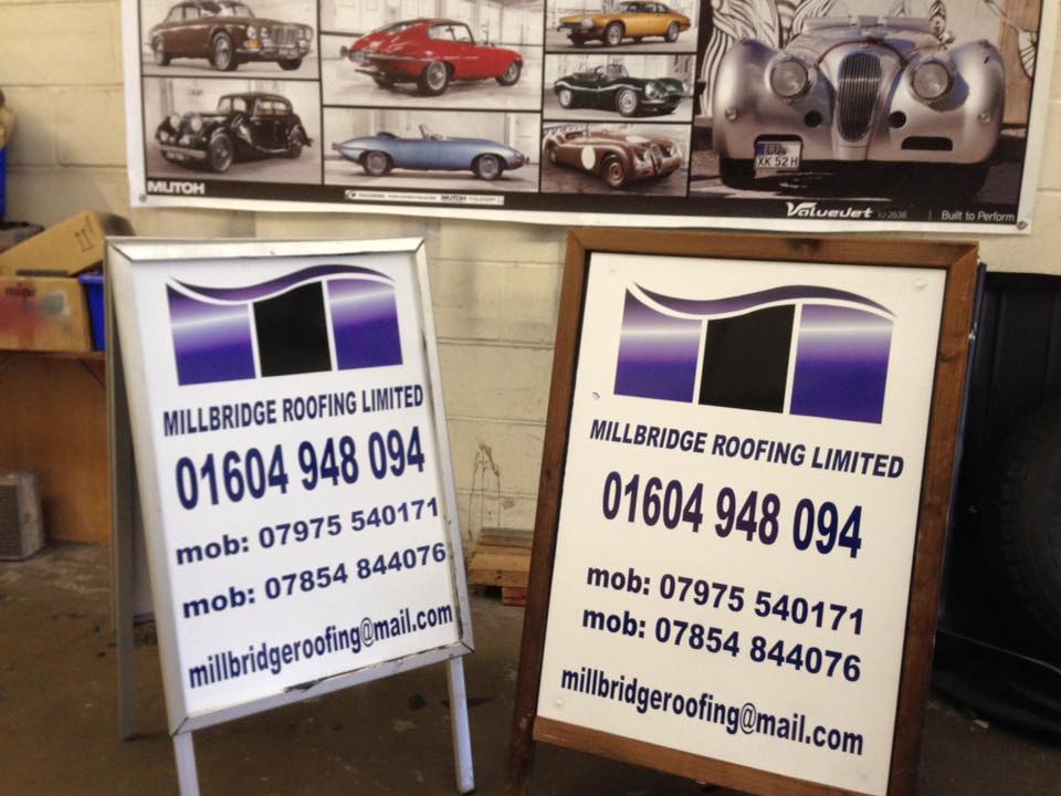 pavement sign makers and installers northampton