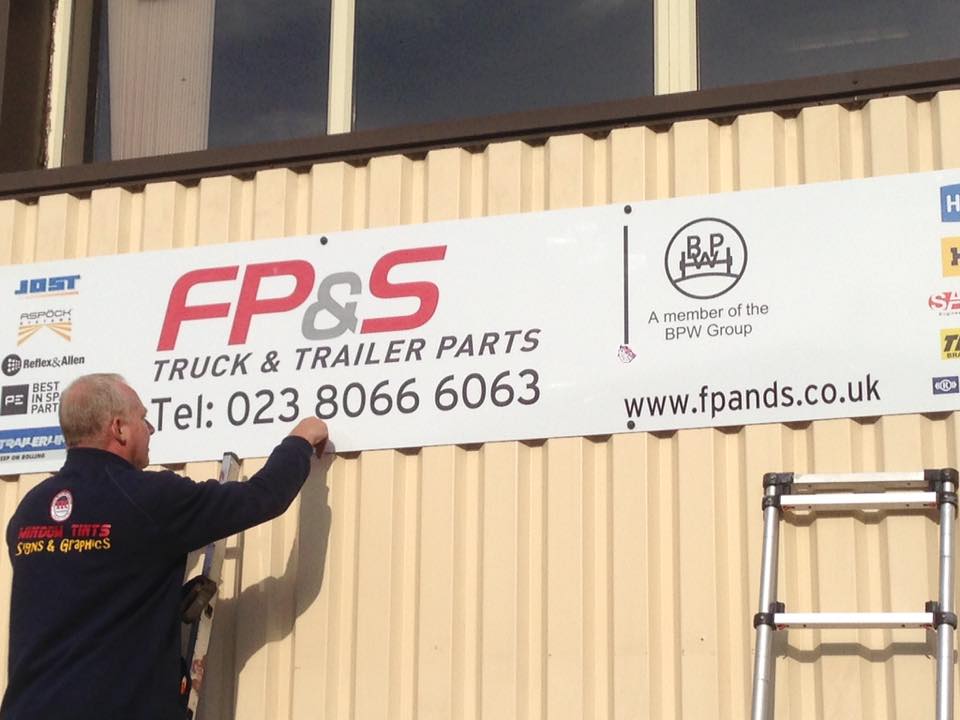 a commercial sign in northampton